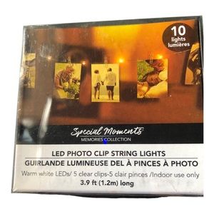 3pack‎ of LED photo clip string lights new
